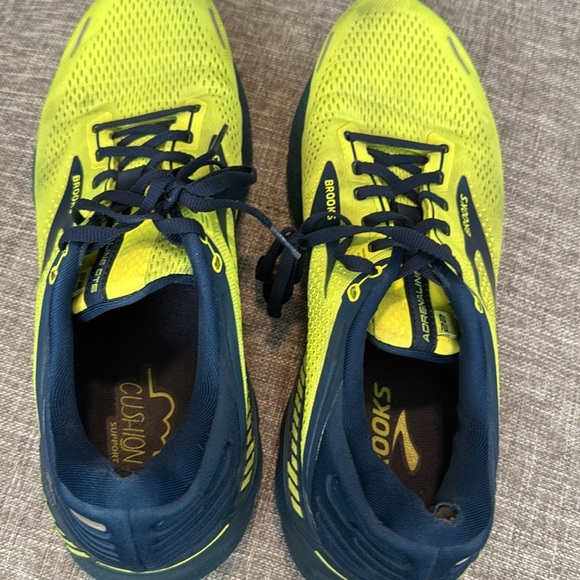 NIB! Brooks Men’s Adrenaline GTS 22 Neon Yellow Running Shoe Sneakers- S… - Picture 4 of 10